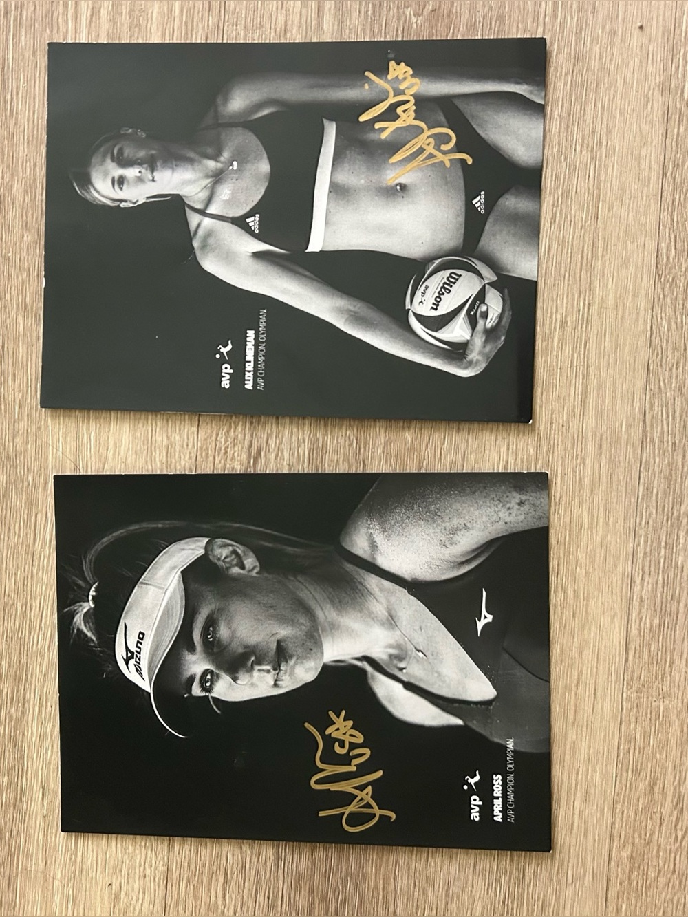 Signed Alix Klineman and April Ross Promo Cards